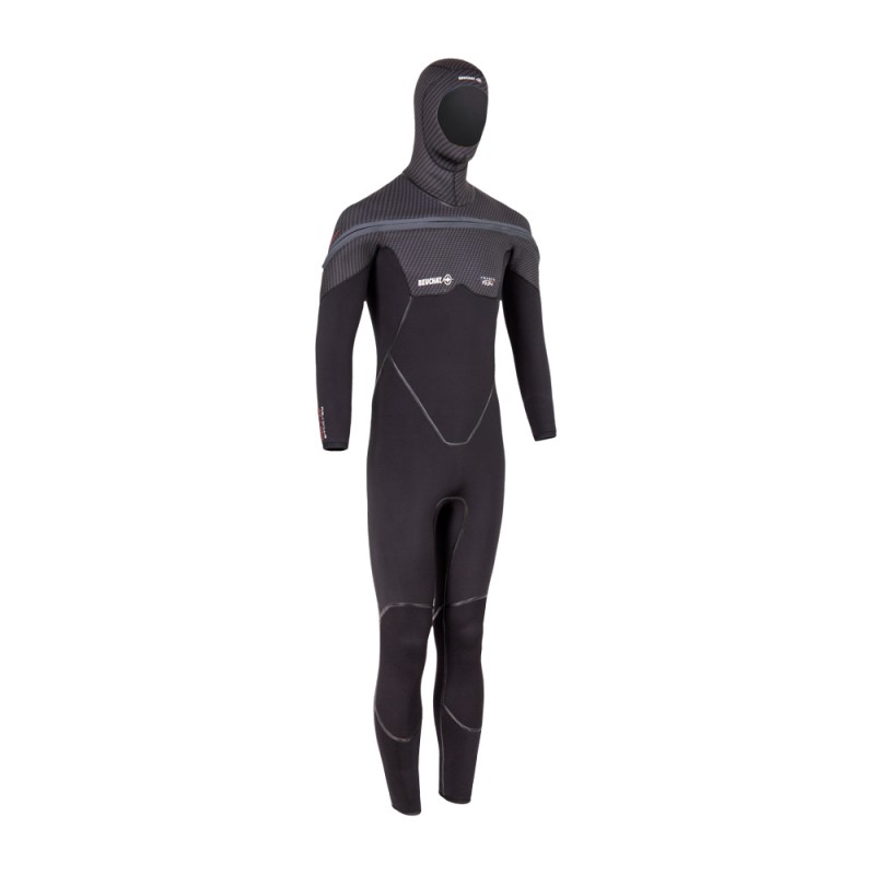 MED C-ZIP MAN - OVERALL 8+7 MM WITH CHEST-ZIP AND HOOD-ATTACHED | Echipament Scufundari | Costume neopren